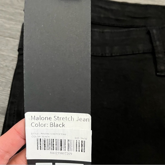 Good Counsel Men's Plus Size 56Wx32 Malone Stretch Jean Straight Leg Black NWT - Picture 3 of 11